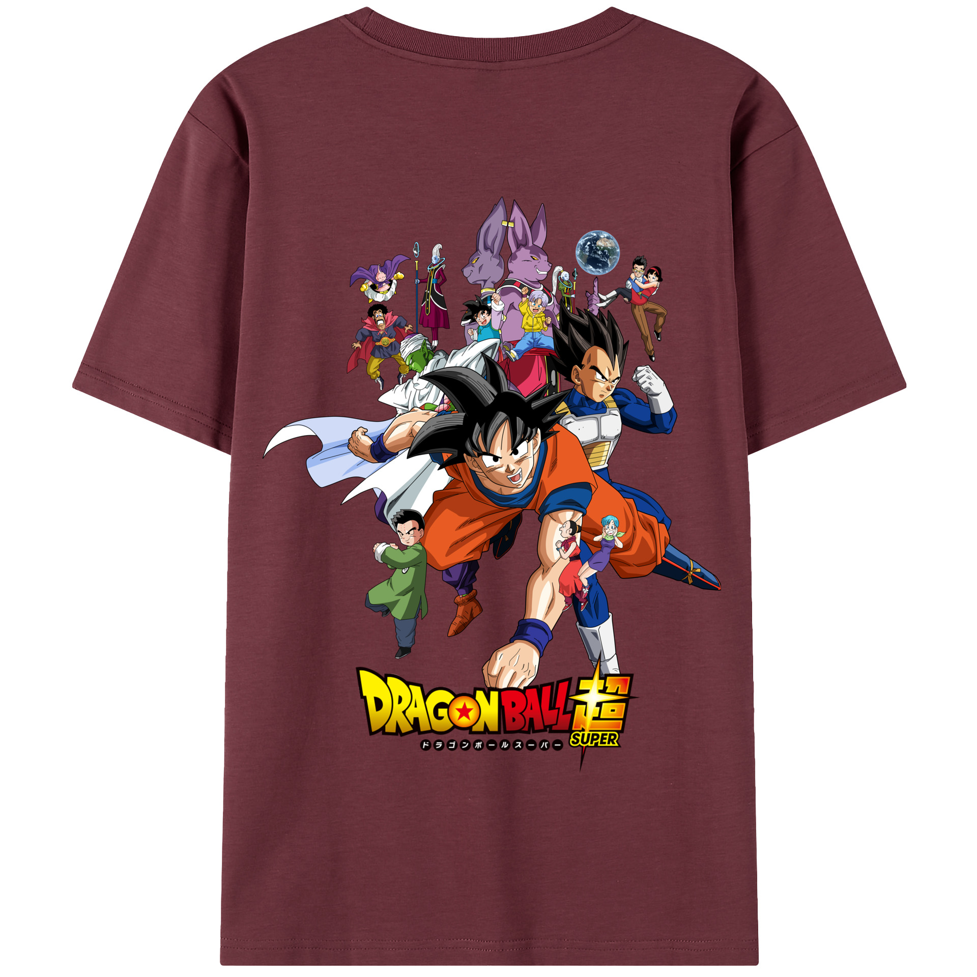 （画像用） ドラゴンボール DRAGON BALL 綿100％半袖Tシャツ（背面プリント）